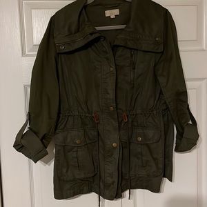 Olive Green Cargo Jacket